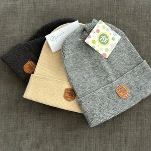 LITTLE ME Toddler Knit Winter Hat bundle of 3 2-4T
